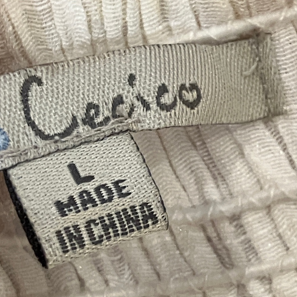 Cecico large Womens Lacey frilly camisole / blouse top - Picture 4 of 16